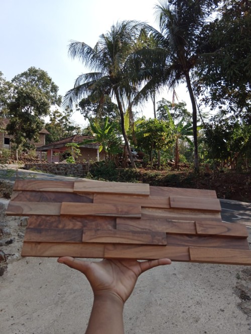 Authentic Indonesian Wood Wall Panels – Natural Elegance for Your Space